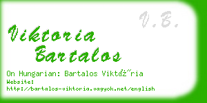 viktoria bartalos business card